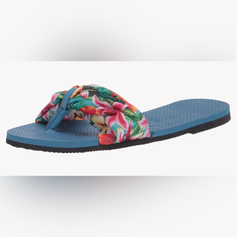 NWT-Havaianas Steel Blue Slip On